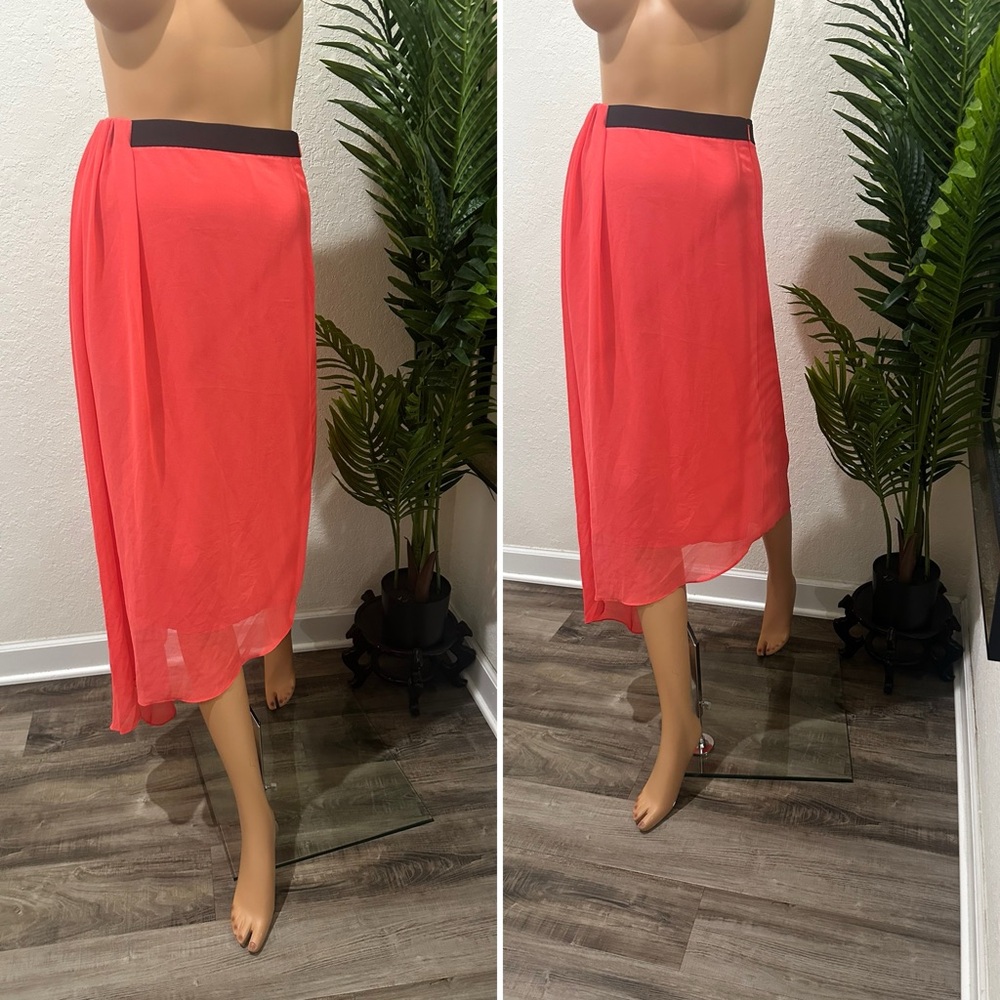 A/X Armani Exchange asymmetrical midi skirt 2